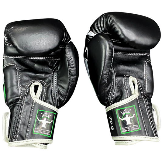 Monarchy Boxing Gloves (Black) - Monarchy MMA Fightstore